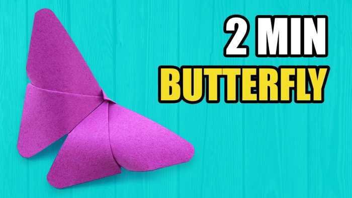 ORIGAMI: Video Cara Mudah Membuat Origami Kupu-kupu, Tak Sampai 2 Menit