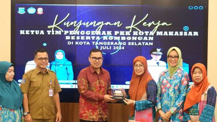 TP PKK Makassar dan Tangsel Berbagi Inovasi dan Strategi Pemberdayaan Masyarakat
