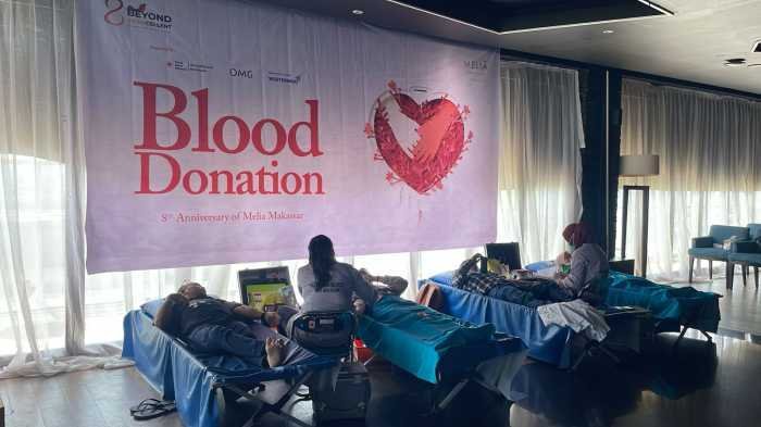 Hotel Melia Makassar Gelar Aksi Sosial Donor Darah di Perayaan Ulang Tahun ke-8