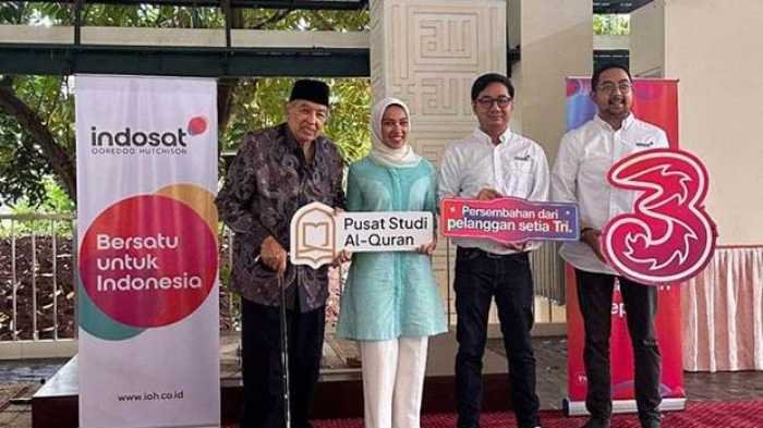 Ratusan Santri dan Pesantren Dapat Kuota dan Router Internet Gratis, Donasi Pelanggan Tri