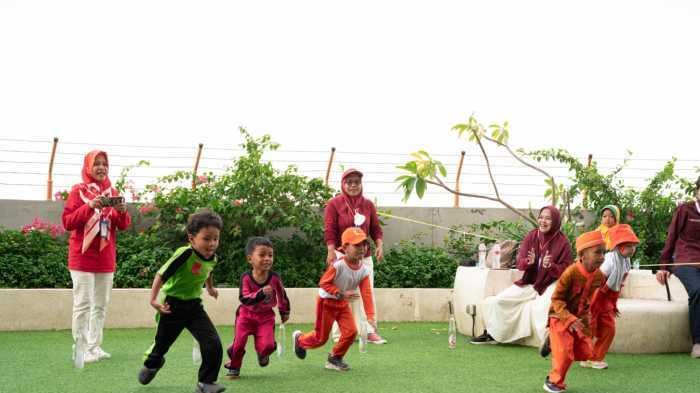 Lucunya, 400 Bocah TK di Kecamatan Rappocini Ikut Lomba Kemerdekaan di Ja & Joy Nipah