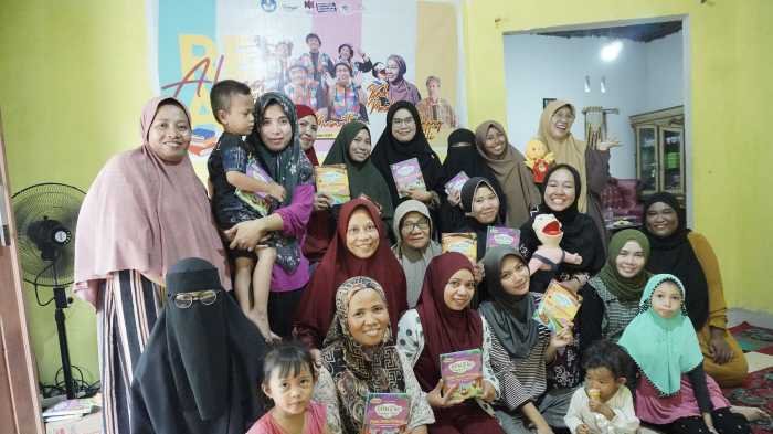 Adakan Read Aloud, Yayasan Pendidikan dan Sosial Tarangati Didik Ibu-Ibu di Kabupaten Takalar