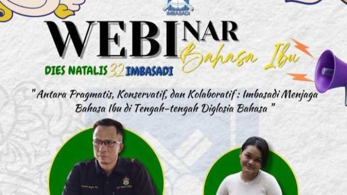 IMBASADI 2025 Gelar Webinar Nasional Bahas Pelestarian Bahasa Ibu di Era Diglosia