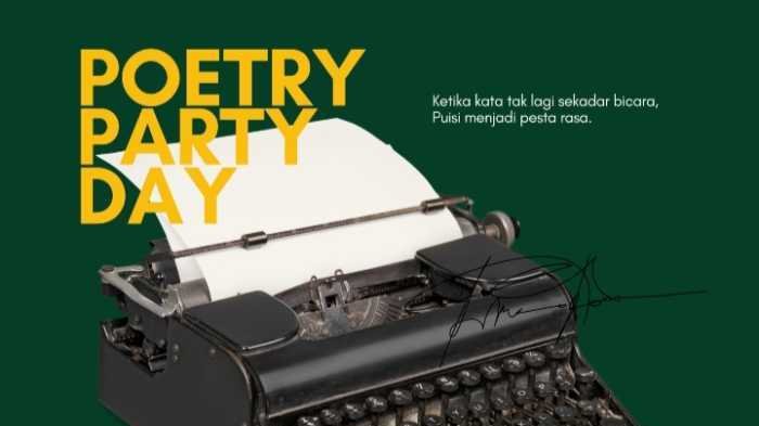 Poetry Party Day Siap Meriahkan Komoro Coffee Maros