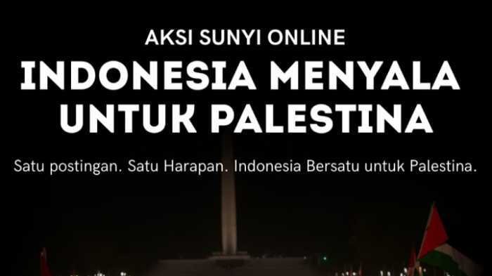 Indonesia Menyala untuk Palestina, Aksi Online Serentak 27 April 2025