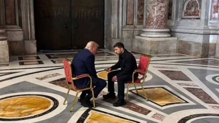 Trump dan Zelensky Bahas Konflik Ukraina Seusai Pemakaman Paus Fransiskus
