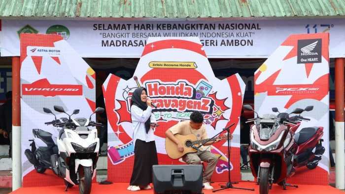 Serunya Honda ExtravagenZ di MAN1 Ambon, Digelar Asmo Sulsel