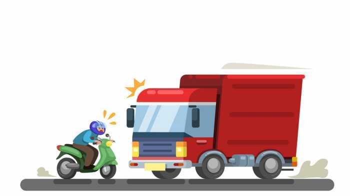 Truk vs Motor di Poros Takalar ke Jeneponto, Pengendara Meninggal di Tempat