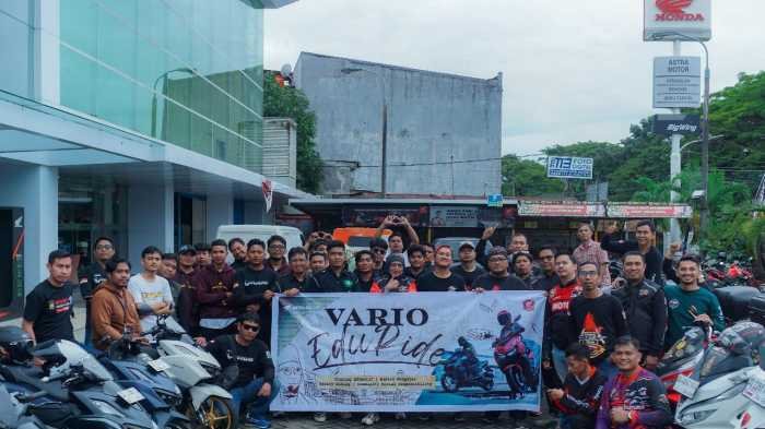 Bukan Sekadar Touring, Vario EduRide 2025 Ajak Komunitas Sebar Edukasi ke Sekolah