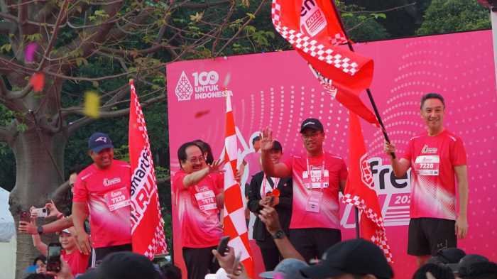 Serunya Lari Bareng di SMARTFREN RUN 2025, Ada Juga Festobal Budaya