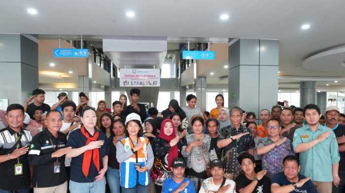 Pelindo Regional 4 Gelar Sosialisasi Tertib ke Pedagang Asongan dan TK Bagasi di Pelabuhan Makassar