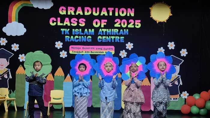 Seru dan Haru, Aksi Bocil di Penamatan TK Islam Athirah Racing Centre 2025 