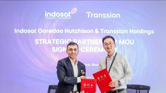 Indosat Kerjasama Transsion Siap Buka Akses Digital hingga ke Pedesaan