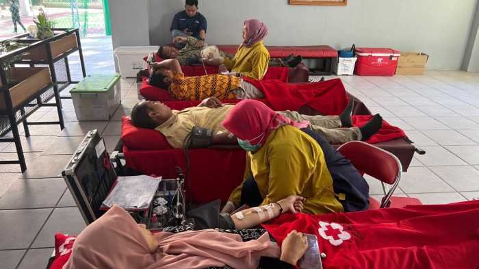 31 Kantong Terkumpul di Donor Darah PMR SMA Islam Athirah Bukit Baruga