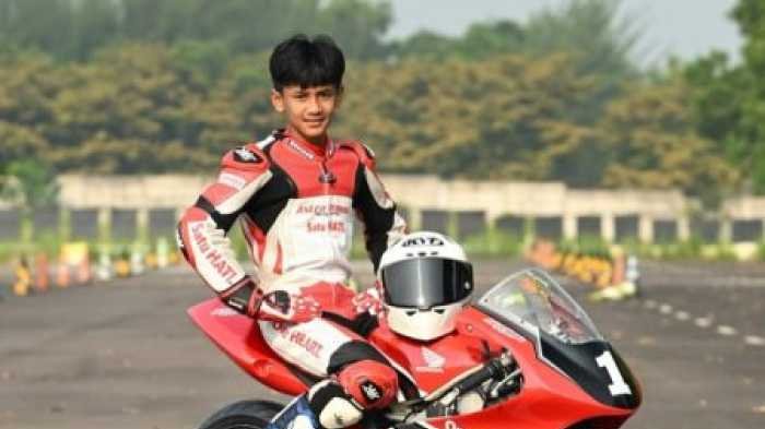 Pembalap AHM Bintang Pranata Sukma Juara di Thailand Talent Cup 2025