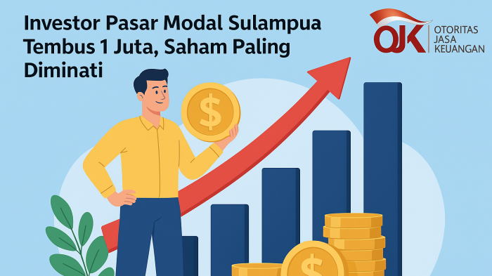 Transaksi Saham di Sulampua Capai Rp22,47 T, SID Pasar Modal di Sulampua Lampaui 1 Juta