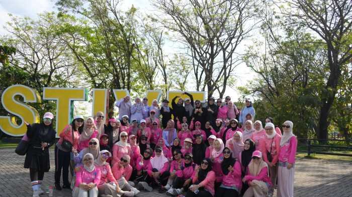 Melinda Aksa Ikut  Senam Jantung Sehat Bareng 3 Organisasi Perempuan