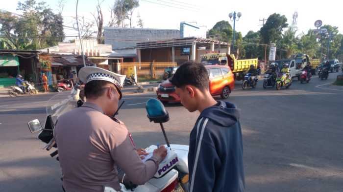 248 Pengendara Ditilang di Operasi Patuh Pallawa 2025 Maros, 91 Diberi Teguran