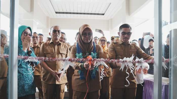 Pakai Dana Desa dan Swadaya Masyarakat Husniah Talenrang Puji Hasil Renovasi Kantor Desa Kanreapia 