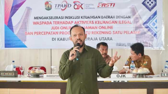 400 Pelajar dan ASN Toraja Utara  Diajar Bahaya Keuangan Ilegal dan Judi Online