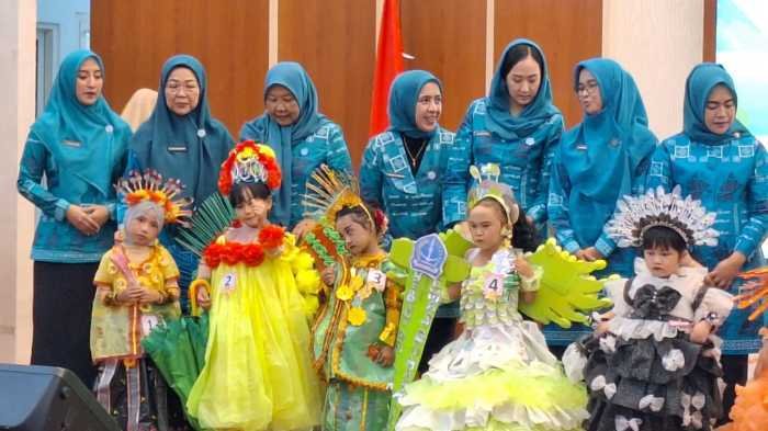 Tampil Percaya Diri, Siswa TK Islam Athirah Wakili Makassar di Lomba Fashion Show HAN Sulsel