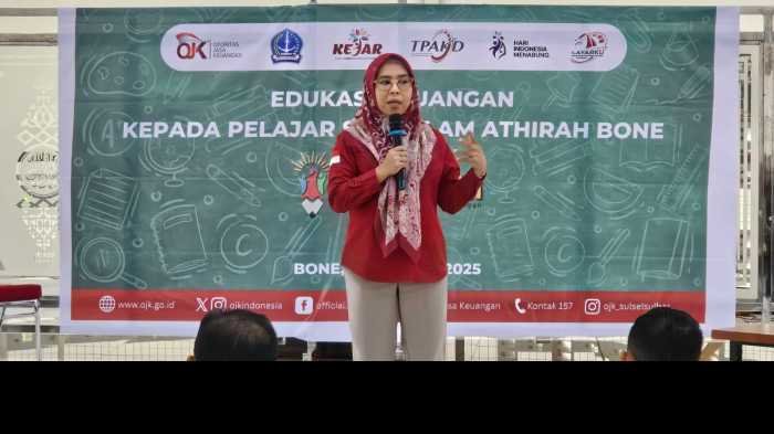 Gandeng DPR RI OJK Sulselbar Gelar Edukasi Keuangan di Bone