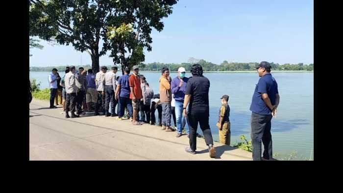 Jasad Bayi Laki-Laki Terbungkus Kain Kafan Ditemukan Mengapung di Danau Mawang Gowa