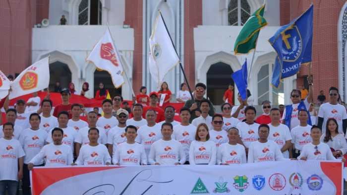 250 Peserta Ikuti Fun Walk Salam Moderasi, Satukan Lintas Iman di Sulsel