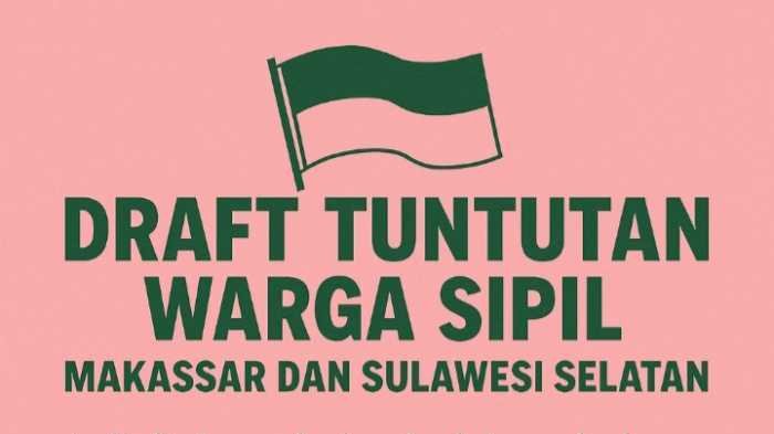 Warga Sipil Makassar Desak DPRD Buka Diri dan Tanggung Jawab