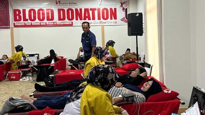 Swiss-Belinn Panakkukang Makassar Kumpulkan 119 Kantong Darah dalam Aksi Donor