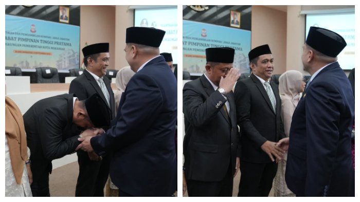 Dilantik Jadi Kadispora Makassar, Syamsul Bahri Hormat dan Cium Tangan Wali Kota Munafri Arifuddin