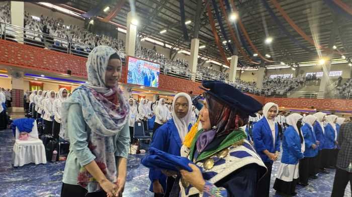 9.529 Mahasiswa Baru Dikukuhkan di Unismuh Makassar, Ada 2 dari Pakistan dan 3 dari Sudan