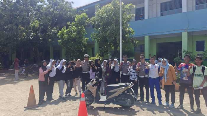 Pakai Honda BeAT, 40 Siswa SMPN 4 Gowa Belajar Keselamatan Berkendara