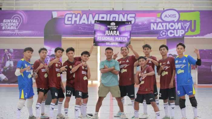 SMAN 2 Raha Juara Regional Sulawesi AXIS Nation Cup 2025, Wakil Sulsel SMAN 16 Makassar Kalah