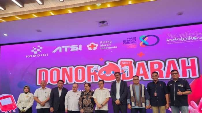 Rayakan Hari Bhakti Postel ke-80, Donor Darah Digelar di XLSMART
