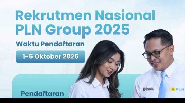 Rekrutmen PLN 2025 Dibuka, Ini Cara Daftar dan Syarat Lowongan Kerja PLN