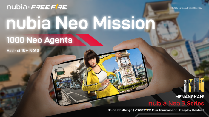 Nubia Neo Mission Hadir di Sulawesi Selatan, Ajak Komunitas Gaming Ikut Kompetisi Berhadiah Smartphone Neo 3 Series