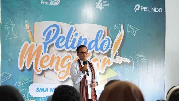 Executive Director Pelindo Regional 4 Beri Materi Kepelabuhanan ke 150 Siswa SMA Negeri 14 Makassar