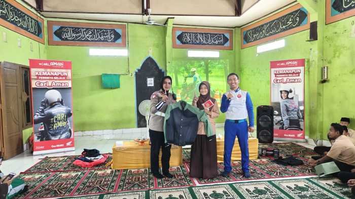 Dari Helm hingga Fokus Berkendara, Asmo Sulsel Bekali Siswa Gowa dengan Safety Riding