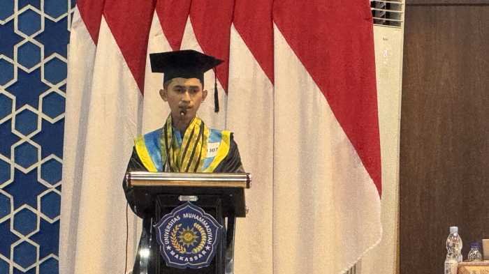 Ini Daftar Nama 9 Wisudawan Terbaik Fakultas di Wisuda ke-86 Unismuh Makassar 