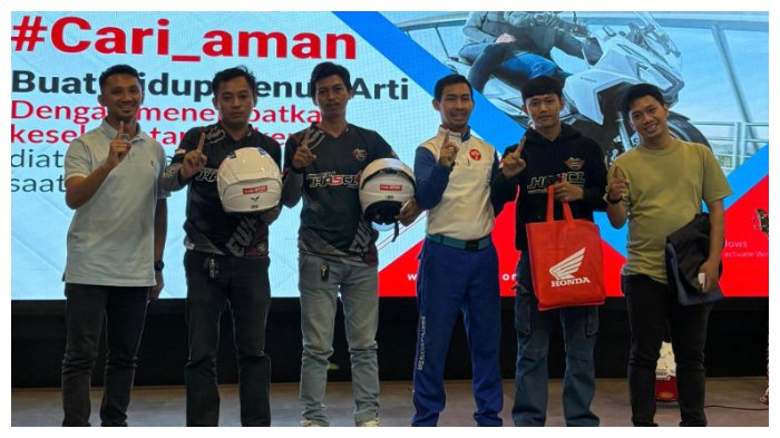 Komunitas PCX dan Stylo Kopdar Bareng Asmo Sulsel, Sosialisasi Honda Bikers Day 2025