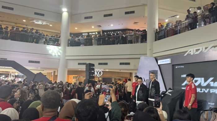 Bareng 2 Pemain PSM Makassar, Asmo Sulsel Resmi Launching New Honda ADV 160 di Hadapan Ribuan Pengunjung MP