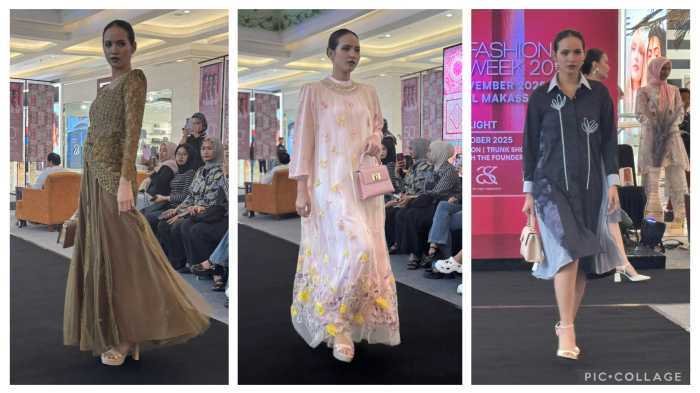 Gaya Elegan di Panggung Pembukaan METRO Modest Week 2025 TSM Makassar