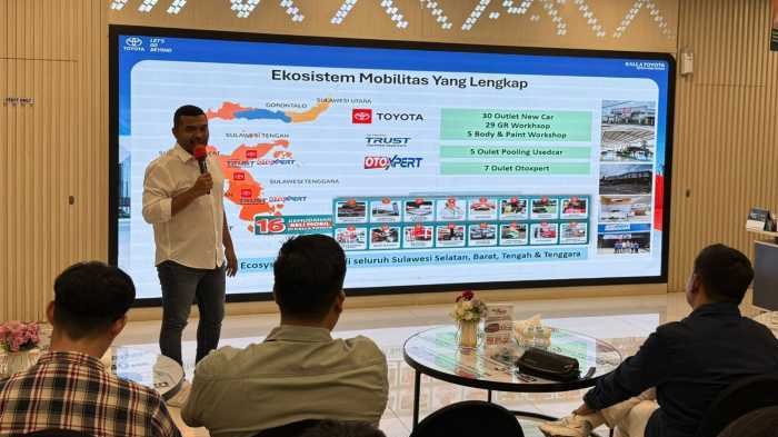 Kalla Toyota Kuasai 39,7 Persen Pangsa Pasar Otomotif di Sulawesi