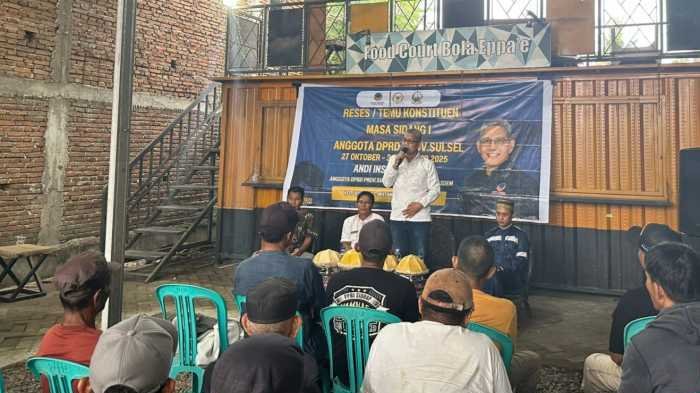 Warga Uluale Sidrap Keluhkan Banjir dan Harap Dukungan Ekonomi Produktif Saat Reses Andi Insan di Sidrap