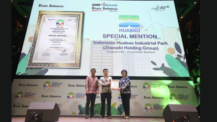 Huabao Indonesia Raih Dua Penghargaan di Ajang BISRA Awards 2025