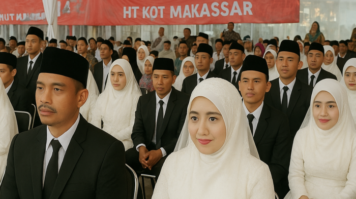 Pemkot Makassar Gelar Nikah Massal, Sunatan Gratis, dan Bedah Rumah untuk Warga