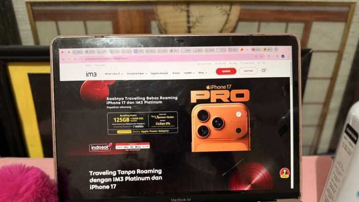 IM3 Platinum Masih Buka Kesempatan Bundling iPhone 17, Ini Kelebihannya