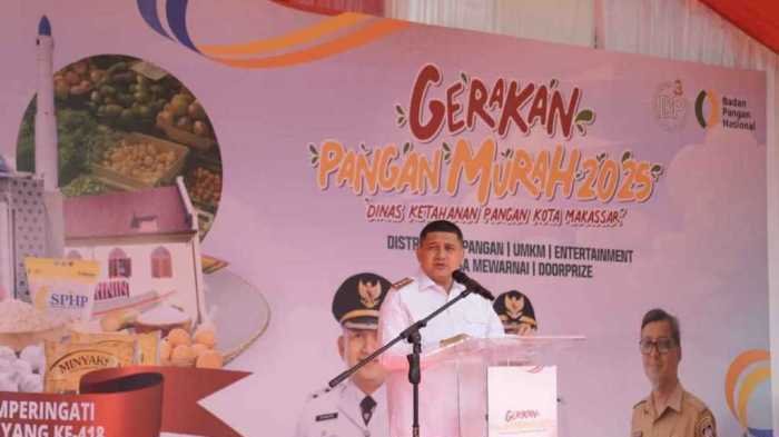 Munafri Arifuddin Hadiri Gerakan Pangan Murah di Manggala