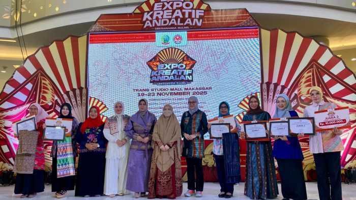 Sutra Cura’ Caddi Gowa Raih Juara 2 di Expo Kreatif Andalan 2025